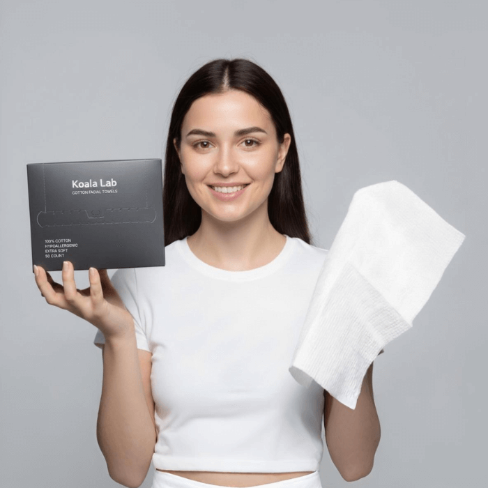 Cotton Disposable Face Towels | 50 Pieces