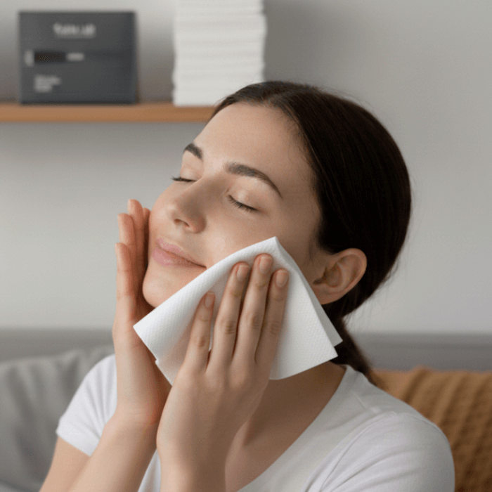 Cotton Disposable Face Towels | 50 Pieces